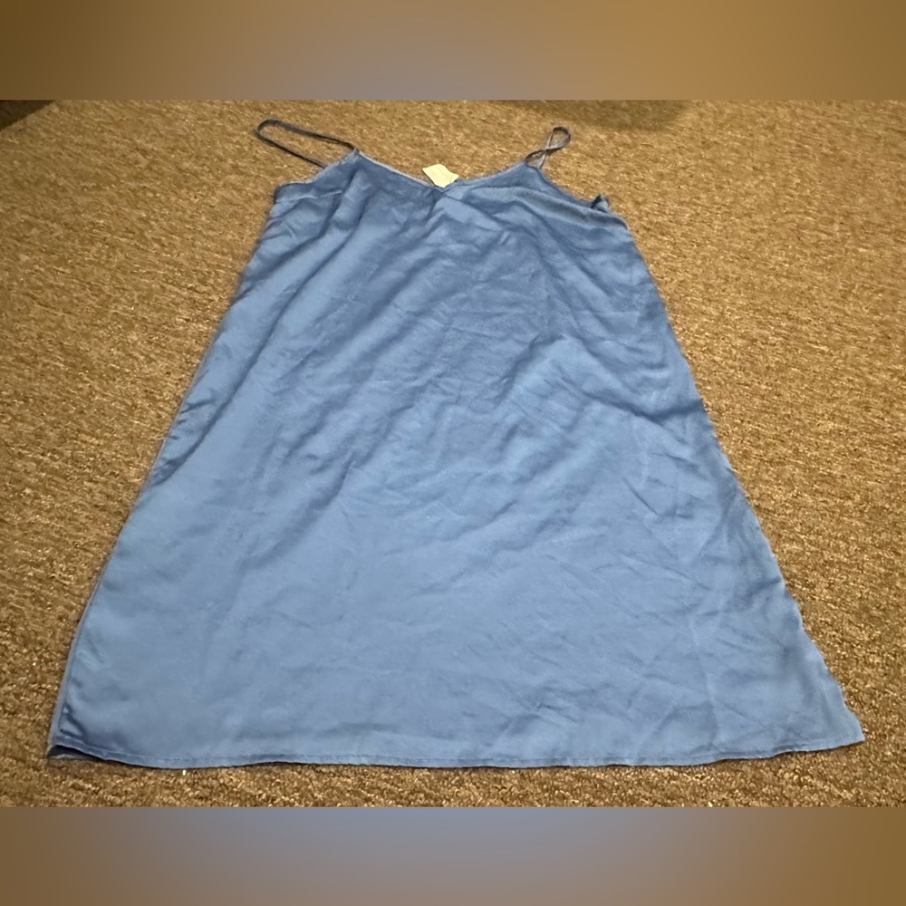 NWT Ink & Ivy Sz S Blue Women's Sleepwear Slip camisole shiny gorgeous